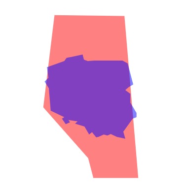 Alberta (Canada) is 2.12 times as big as Poland