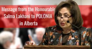 Video: Honourable Salma Lakhani addresses the Polish Community in Alberta
